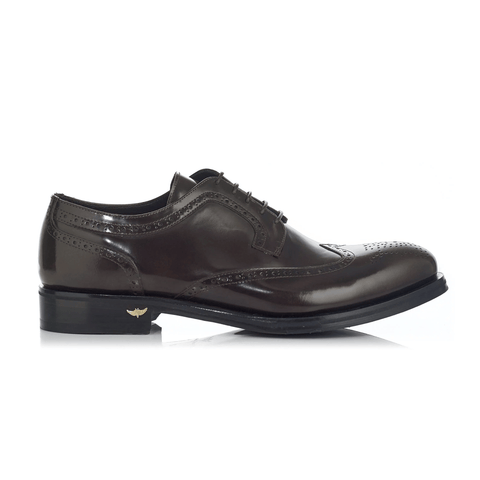 4006/103 Derby Brogue de Couro Polido