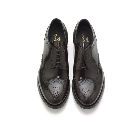 4006/103 Derby Brogue de Couro Polido